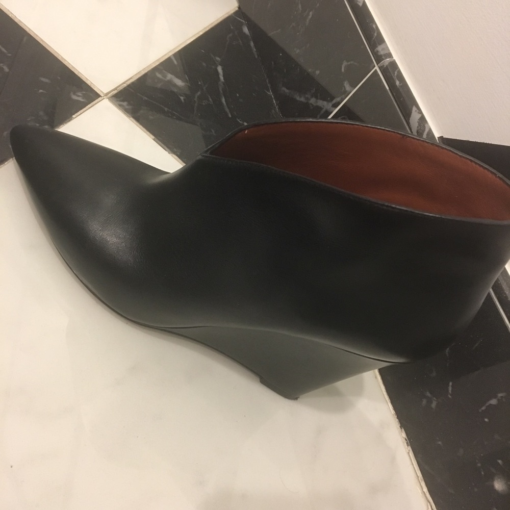 Marc by Marc Jacobs soft leather wedge bootie